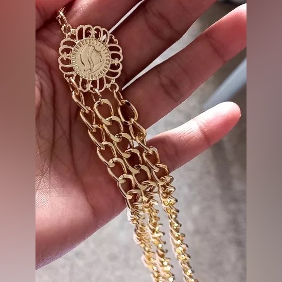 Gold Chain Hip Belt Hip | Brand New - Picture 6 of 8